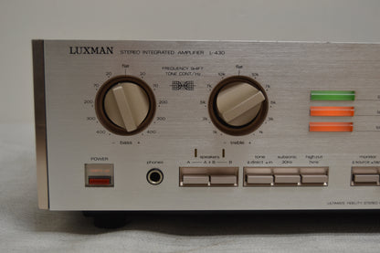 Luxman L-430 Stereo Integrated Amplifier * 100W RMS * Fully Serviced * Manual