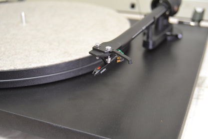 Pro-Ject Essential II Phono USB Manual belt-drive turntable with pre-mounted cartridge, USB output, and built-in phono preamp (Black)