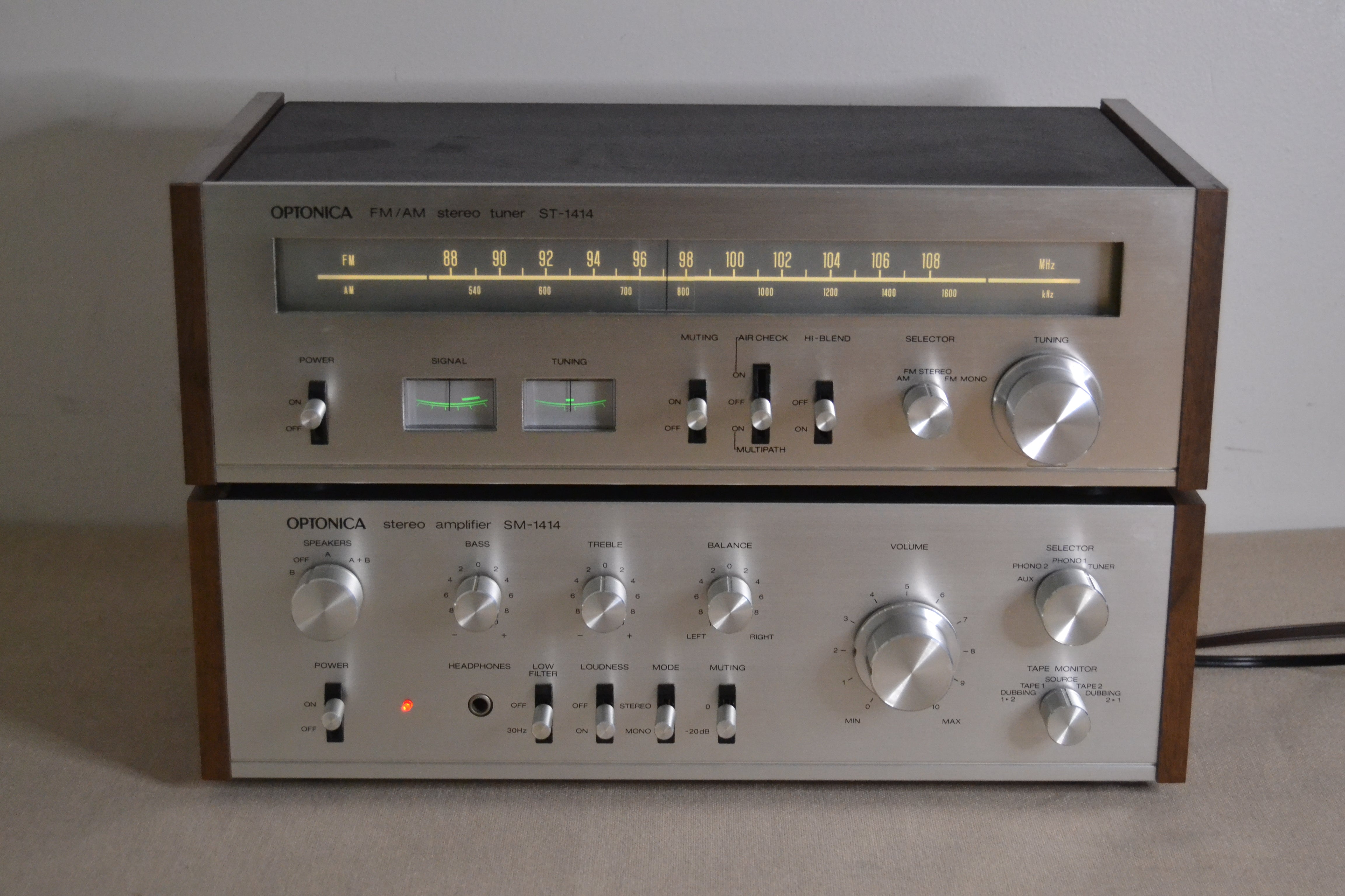 Optonica Set * SM1414 Int Amp * ST1414 Tuner * 30W RMS * 1977