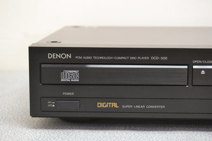 Denon DCD-500 Single CD Player * 1986