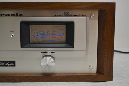 Marantz 170DC Stereo Power Amplifier * Fully Serviced * NEW Heiukko Solid Wood Case