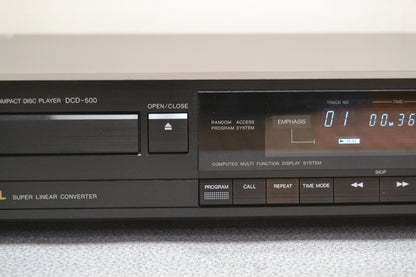 Denon DCD-500 Single CD Player * 1986
