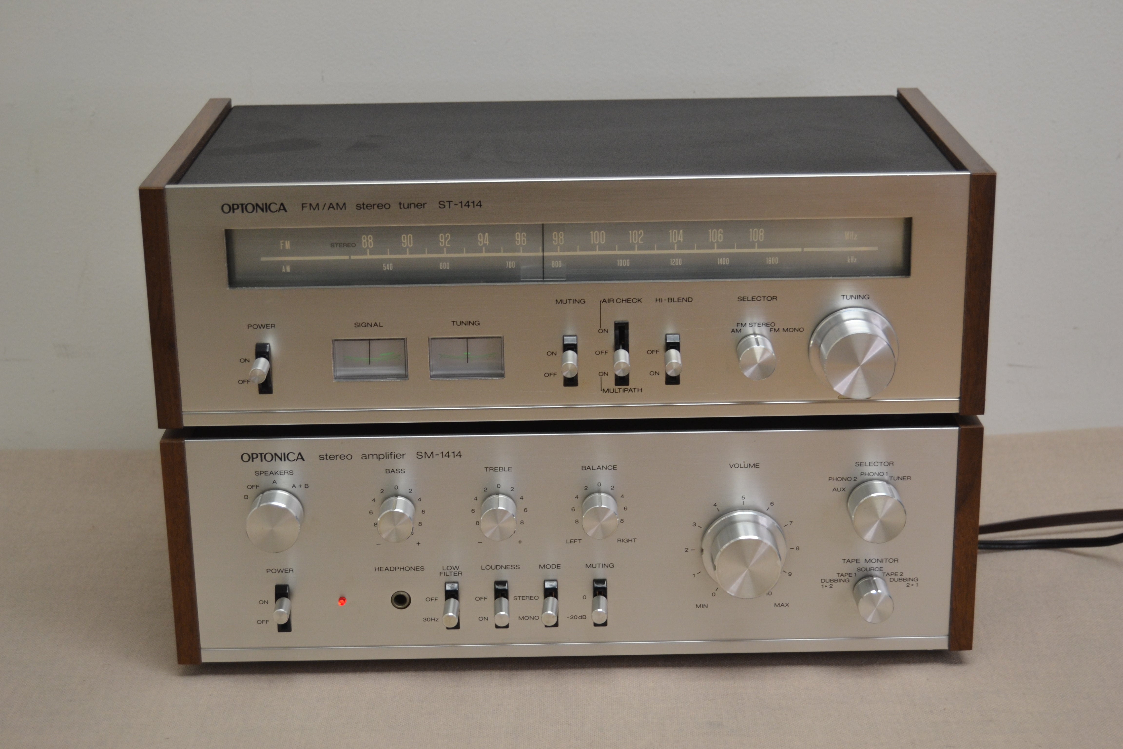 Optonica Set * SM1414 Int Amp * ST1414 Tuner * 30W RMS * 1977