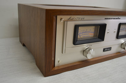 Marantz 170DC Stereo Power Amplifier * Fully Serviced * NEW Heiukko Solid Wood Case