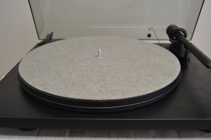 Pro-Ject Essential II Phono USB Manual belt-drive turntable with pre-mounted cartridge, USB output, and built-in phono preamp (Black)