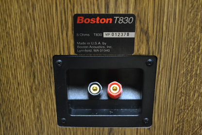 Boston Acoustics T830 Floor Standing Speakers * Refoamed 10/2025