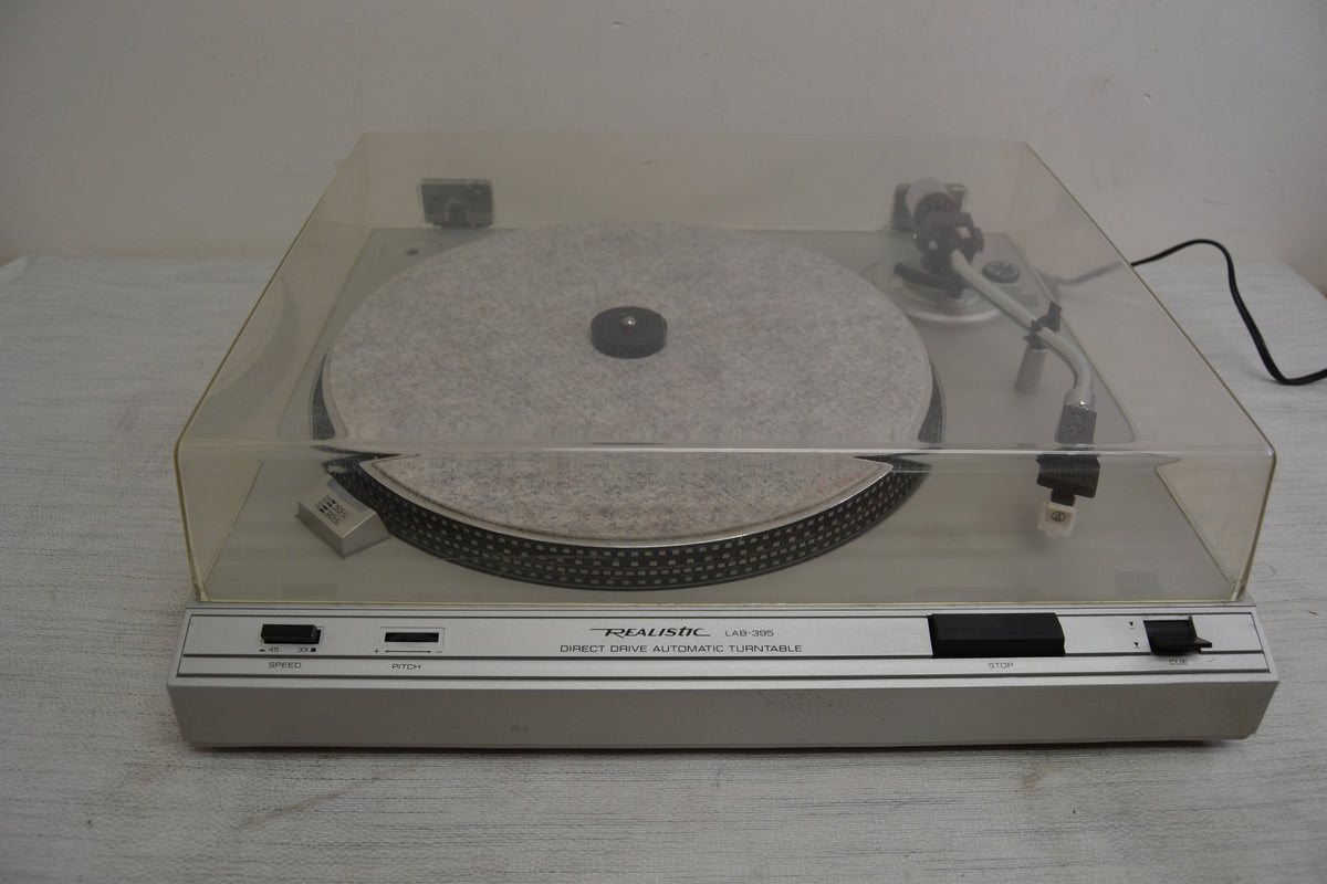 Realistic LAB 395 Direct Drive Turntable  * NEW Audio Technica Cartridge * Fully Serviced