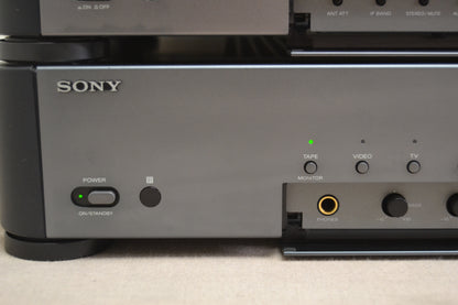 Sony Stack * TA-S7 Integrated Amplifier & ST-S7 Tuner * 50W RMS * 1992 * Remote