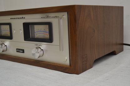 Marantz 170DC Stereo Power Amplifier * Fully Serviced * NEW Heiukko Solid Wood Case