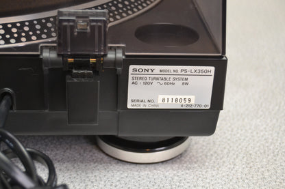 Sony PS-LX350H  Stereo Turntable System (1999) NEW AT3600 Cartridge
