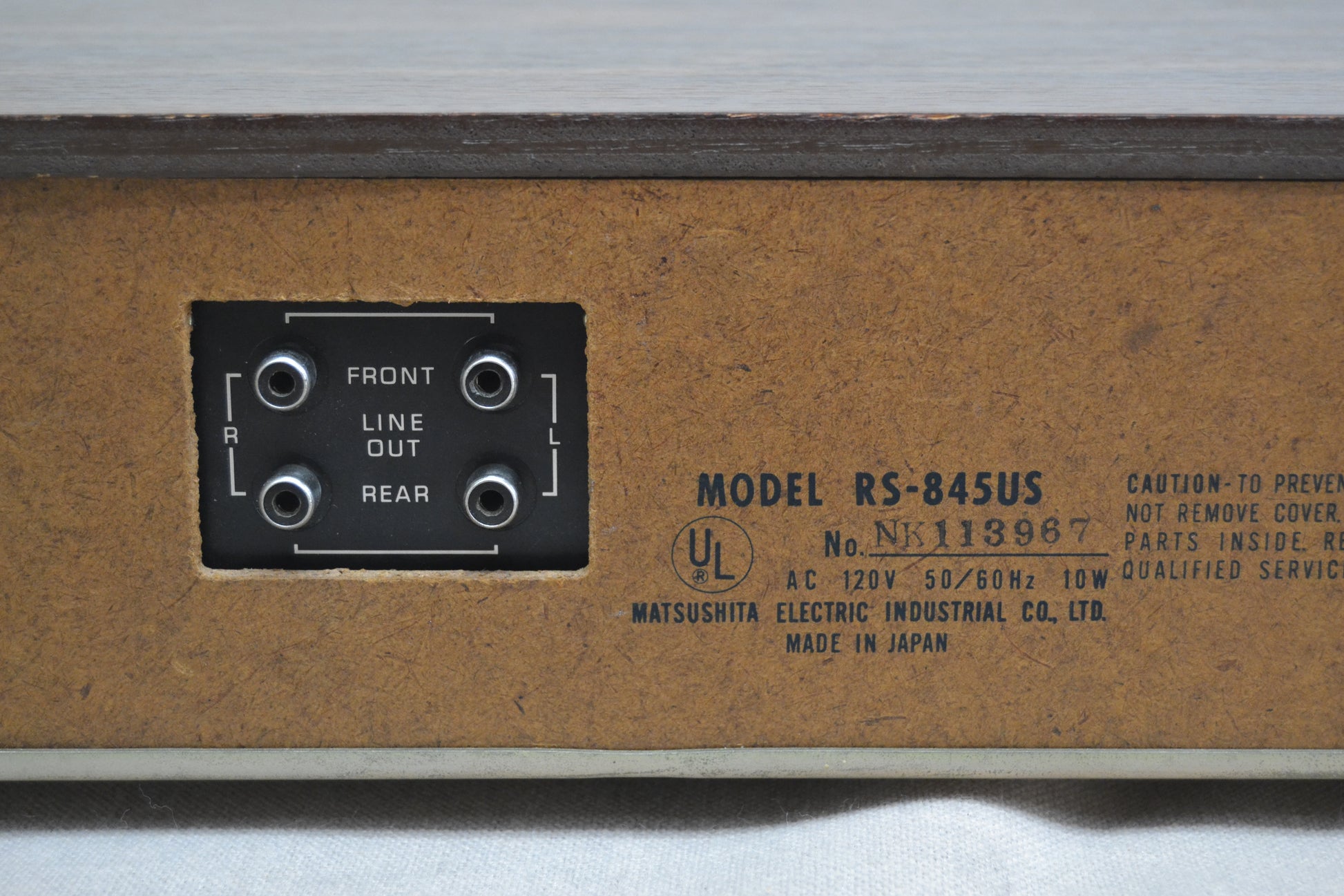 Lettore Stereo 8 Tracce Panasonic RS-845US – Vintage 4 Canali, Funzionante (Usato)
