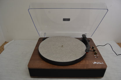 LP&NO.1 Record Player Bluetooth Turntable with Built-in Speakers and USB Play&Recording