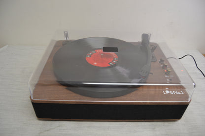 LP&NO.1 Record Player Bluetooth Turntable with Built-in Speakers and USB Play&Recording