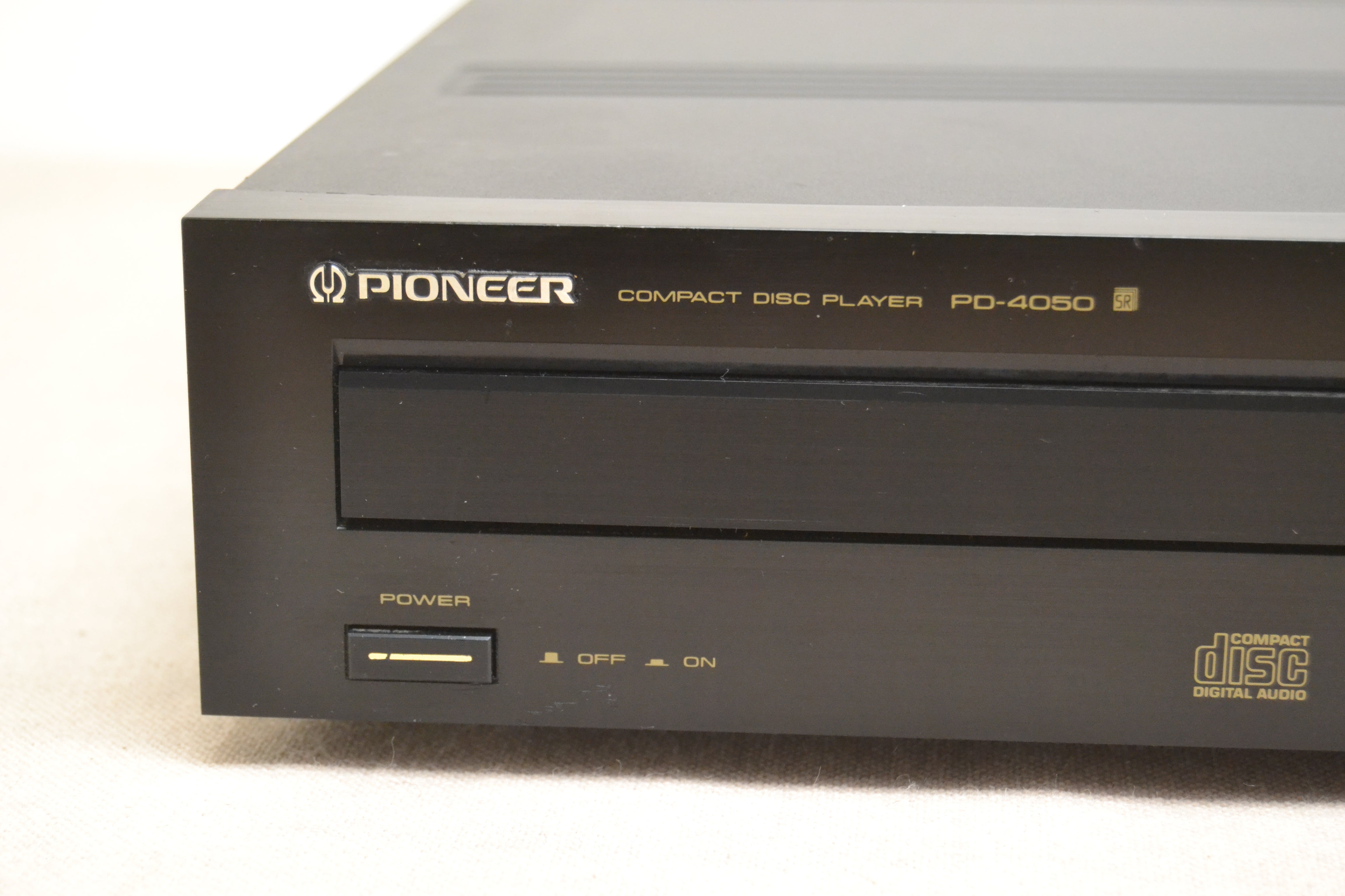 Pioneer PD-4050 Single CD Player * Fully Serviced * New Belts * 1987