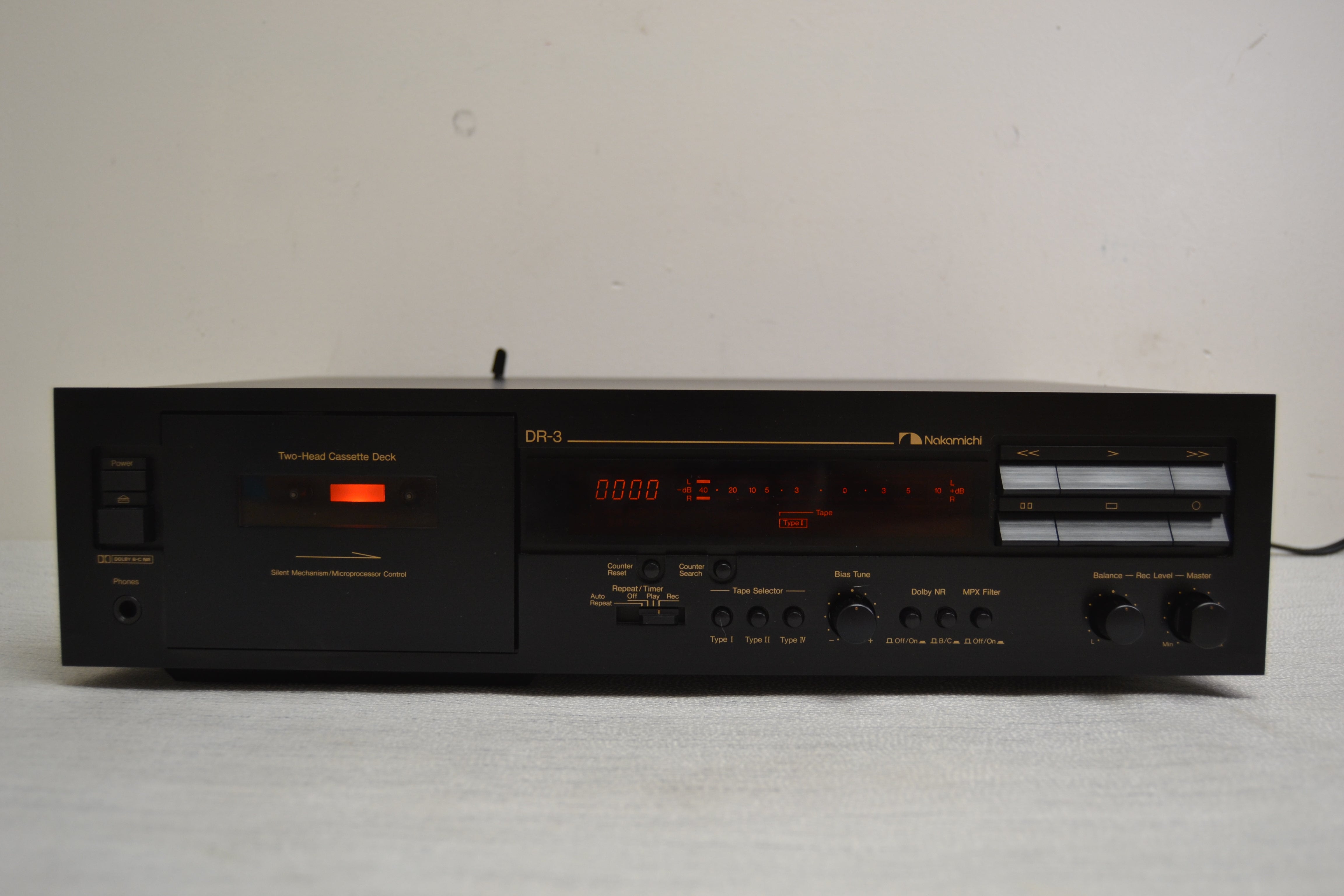 Nakamichi カセットデッキ DR-3 Nakamichi DR-3 Single Cassette Deck * Box * Fully Serviced * New