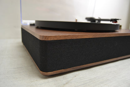 LP&NO.1 Record Player Bluetooth Turntable with Built-in Speakers and USB Play&Recording