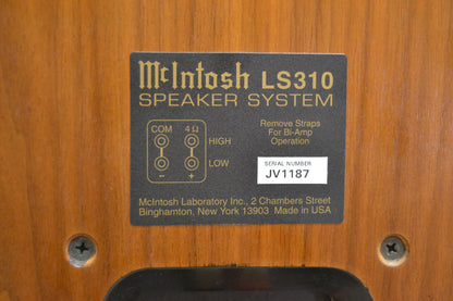 McIntosh LS-310 Speakers * Fully Serviced