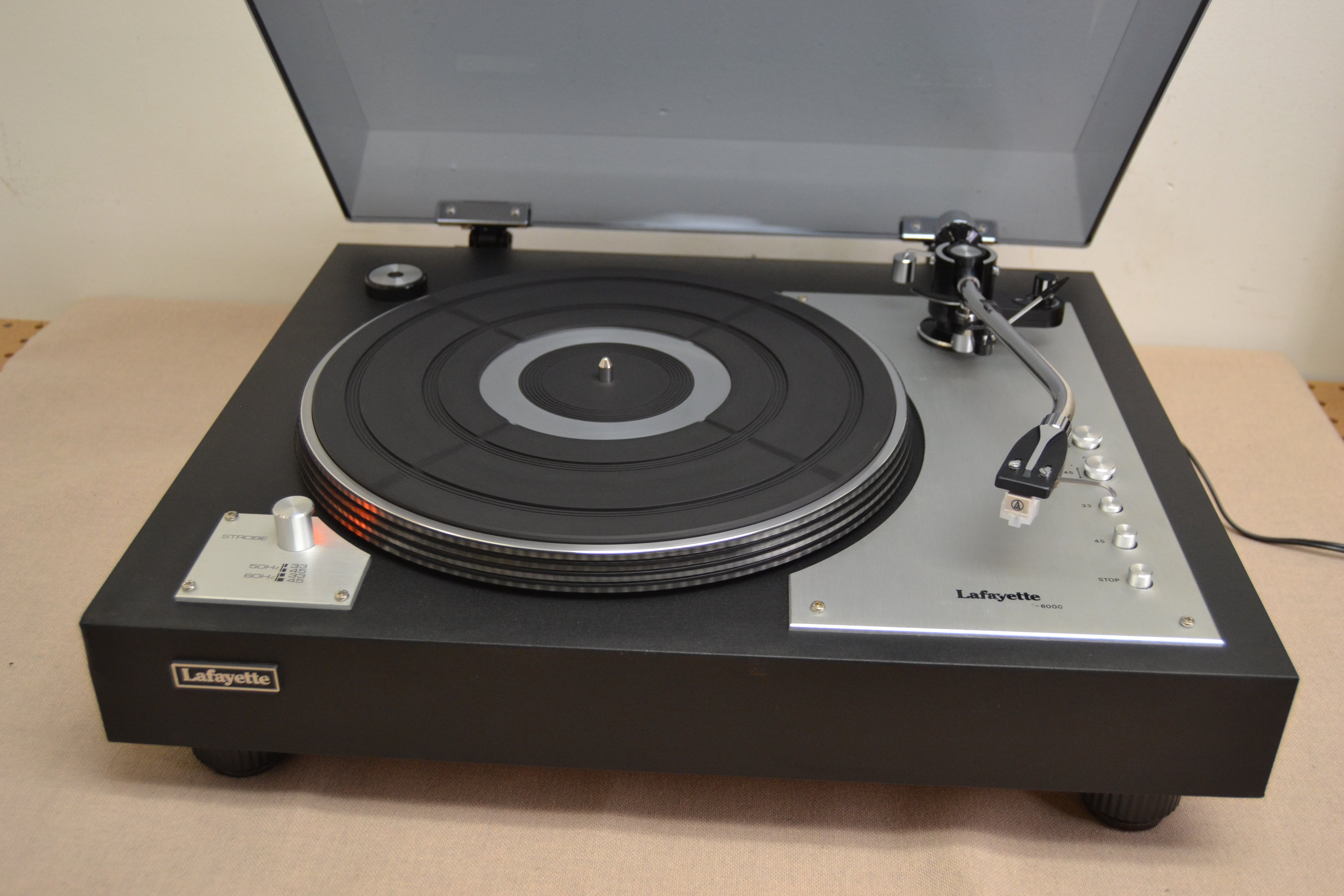 Lafayette T-6000 Transcription Turntable – The Turntable Store