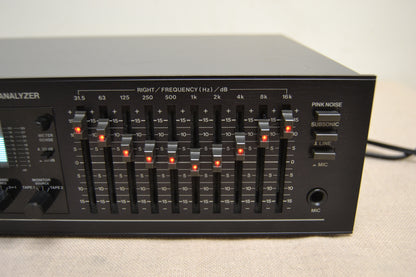 BSR EQ-3000 * 10 Band Stereo Frequency Equalizer with Real Time Spectrum Analyzer