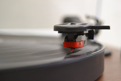 LP&NO.1 Record Player Bluetooth Turntable with Built-in Speakers and USB Play&Recording