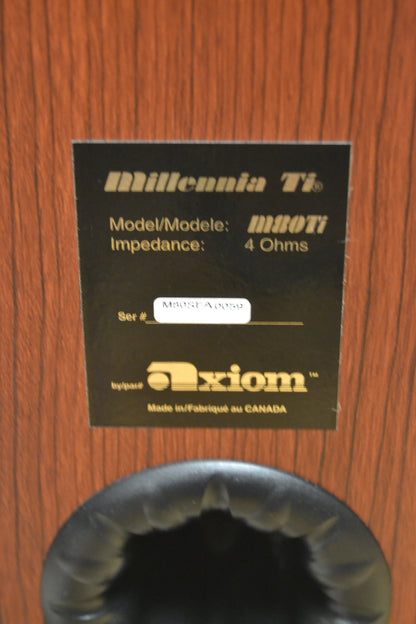 Axiom Millennia M80ti Floor Standing Speakers * Original Boxes