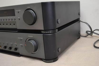Sony Stack * TA-S7 Integrated Amplifier & ST-S7 Tuner * 50W RMS * 1992 * Remote