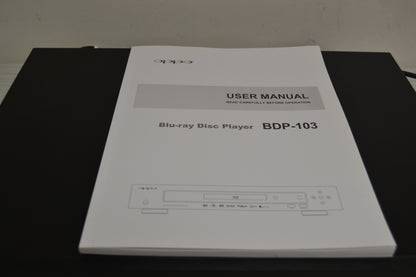 Oppo BDP-103 Blu-ray Player * 3rd Party Remote * Fully Serviced