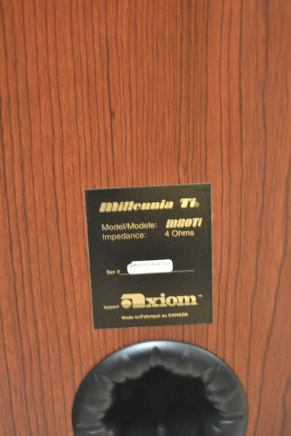 Axiom Millennia M80ti Floor Standing Speakers * Original Boxes