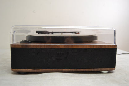 LP&NO.1 Record Player Bluetooth Turntable with Built-in Speakers and USB Play&Recording