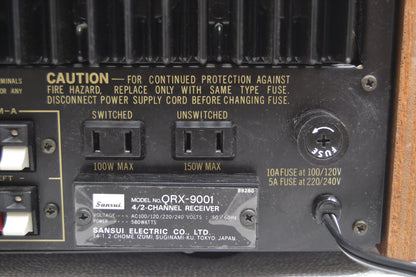 Sansui QRX-9001  4-Channel AM/FM receiver (1978-79) * 120W RMS Stereo * Fully Serviced