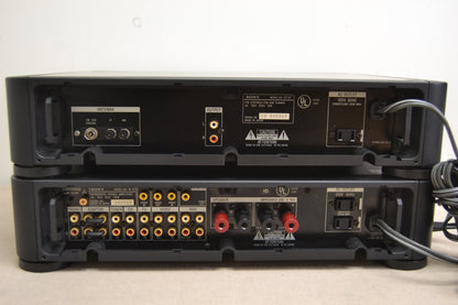 Sony Stack * TA-S7 Integrated Amplifier & ST-S7 Tuner * 50W RMS * 1992 * Remote