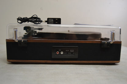 LP&NO.1 Record Player Bluetooth Turntable with Built-in Speakers and USB Play&Recording