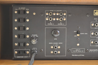 Marantz Model 7T Stereo Preamplifier * Fully Serviced - Restored and Recapped * NEW Heiukko Solid Wood Case