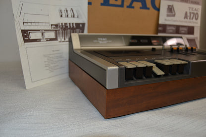 Teac A-170 Single Cassette Deck * Manual * Box * Fully Serviced * New Belts !