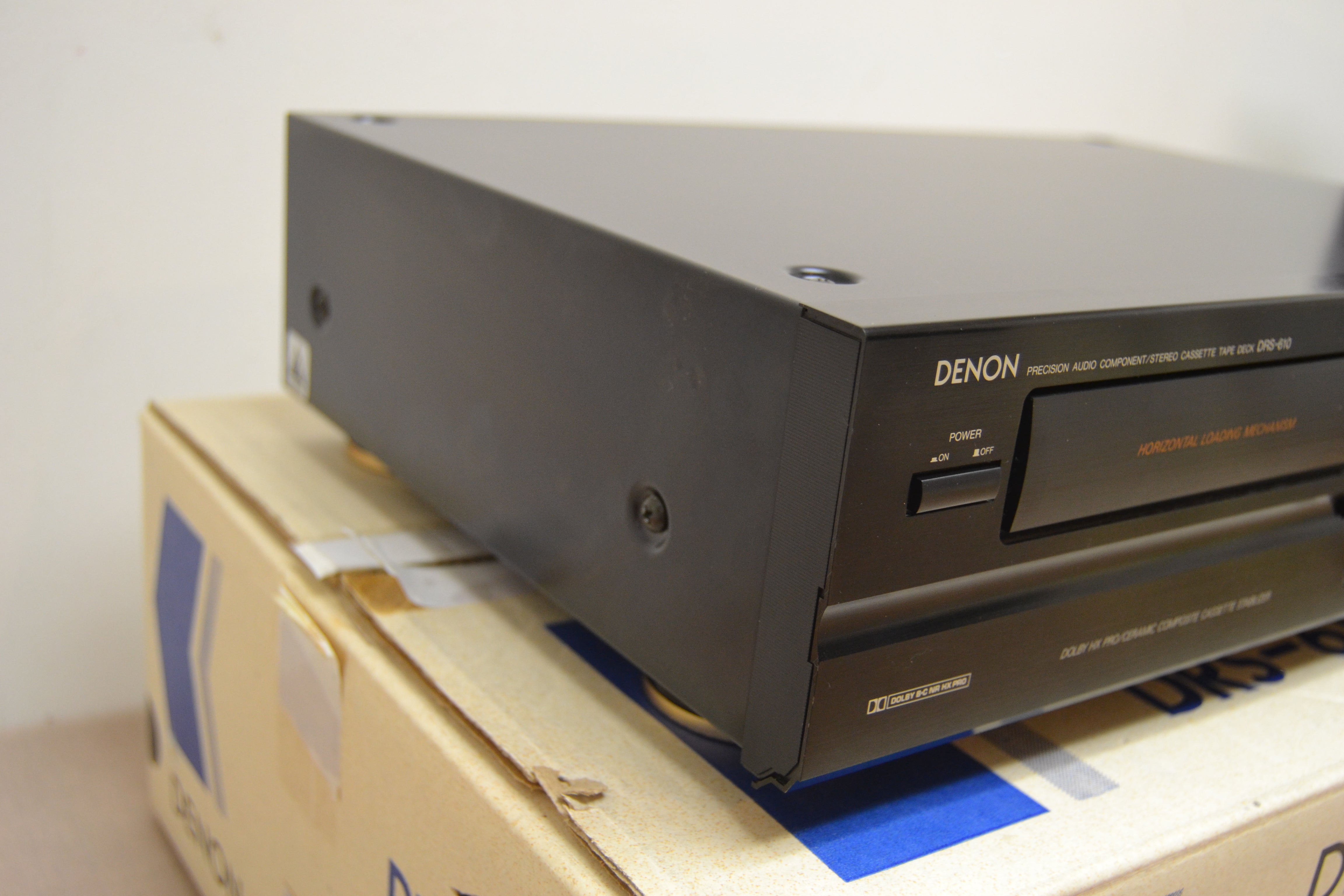 Denon DRS-610 Single Cassette Deck * Box * Fully Serviced * New