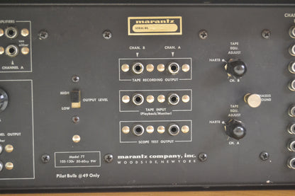 Marantz Model 7T Stereo Preamplifier * Fully Serviced - Restored and Recapped * NEW Heiukko Solid Wood Case