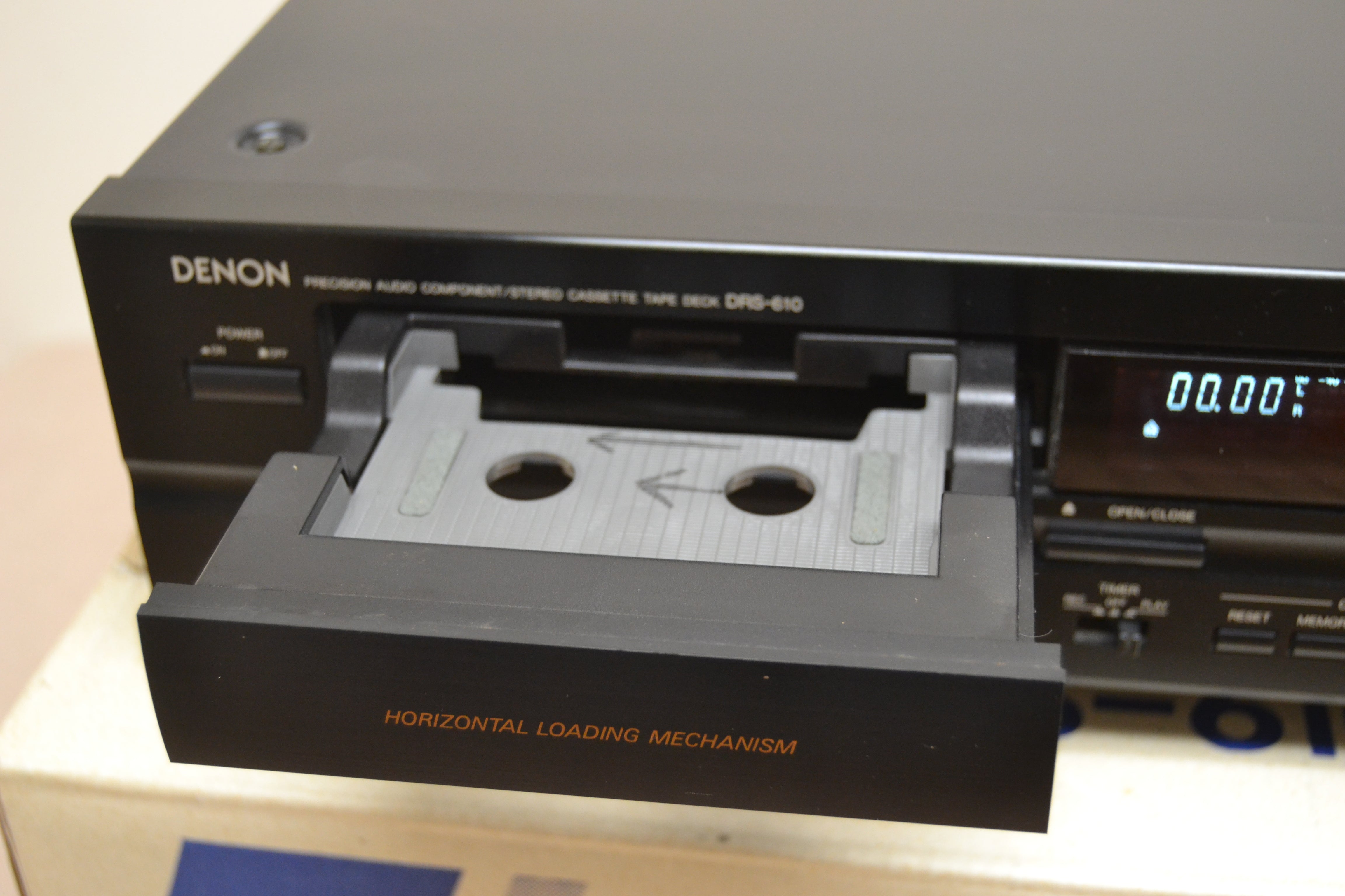 Denon DRS-610 Single Cassette Deck * Box * Fully Serviced * New