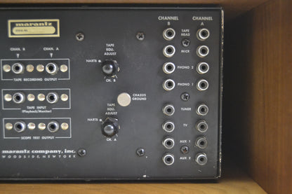 Marantz Model 7T Stereo Preamplifier * Fully Serviced - Restored and Recapped * NEW Heiukko Solid Wood Case