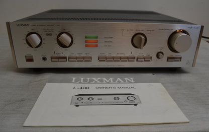 Luxman L-430 Stereo Integrated Amplifier * 100W RMS * Fully Serviced * Manual