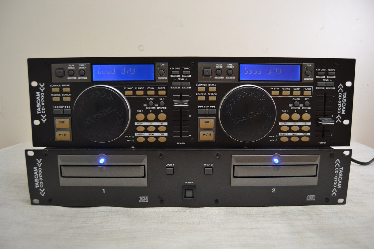 Tascam CD-X1700 Dual DJ Disc Player * Fully Serviced *