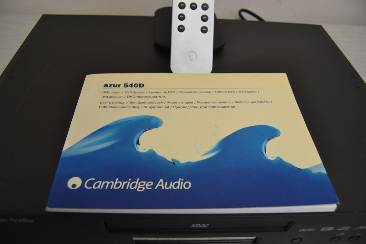 Cambridge Audio Azur 540D * Single CD/DVD Player * Remote * Manual * Fully Serviced