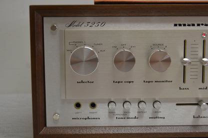 Marantz 3250 Stereo Preamplifier * Fully Serviced * Recapped * Box * Manual * NEW Heiukko Solid Wood Case