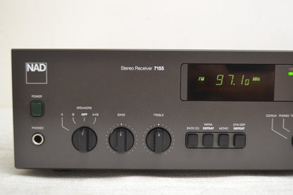 NAD 7155 Stereo Receiver * 50W RMS * Manual * Fully Serviced *