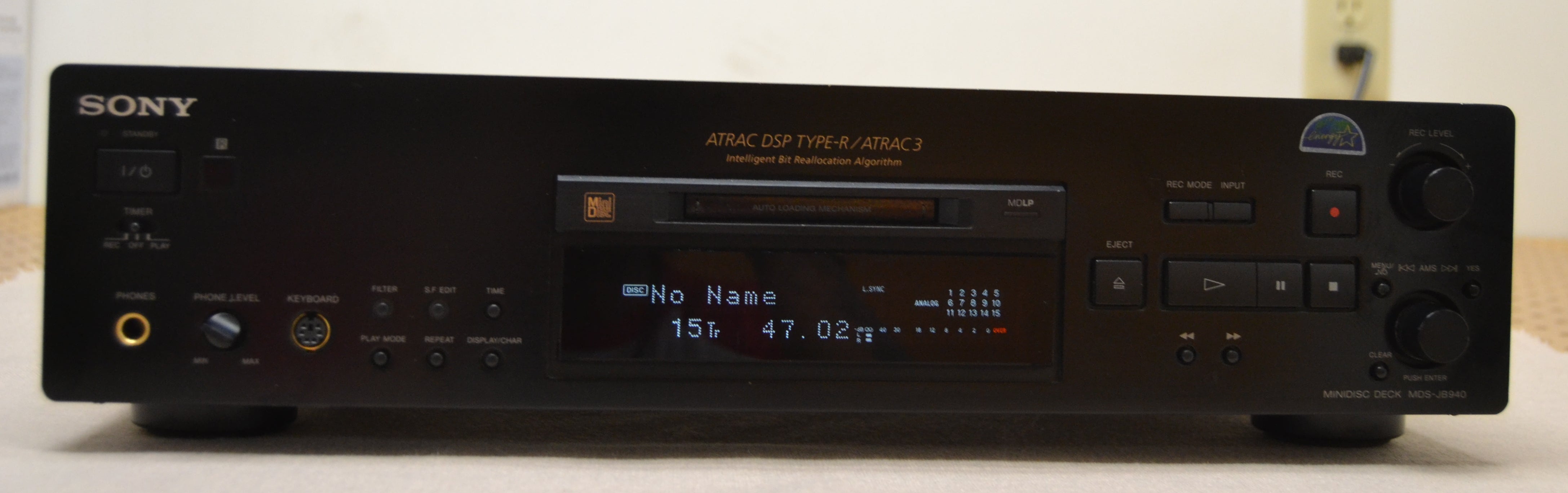 Sony MDS-JB940 Minidisc Player * Remote Control – The Turntable Store