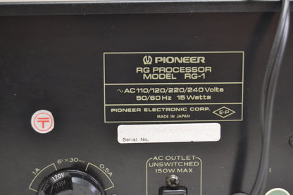 Pioneer RG-1  Dynamic Processor (1975-77) * Fully Serviced