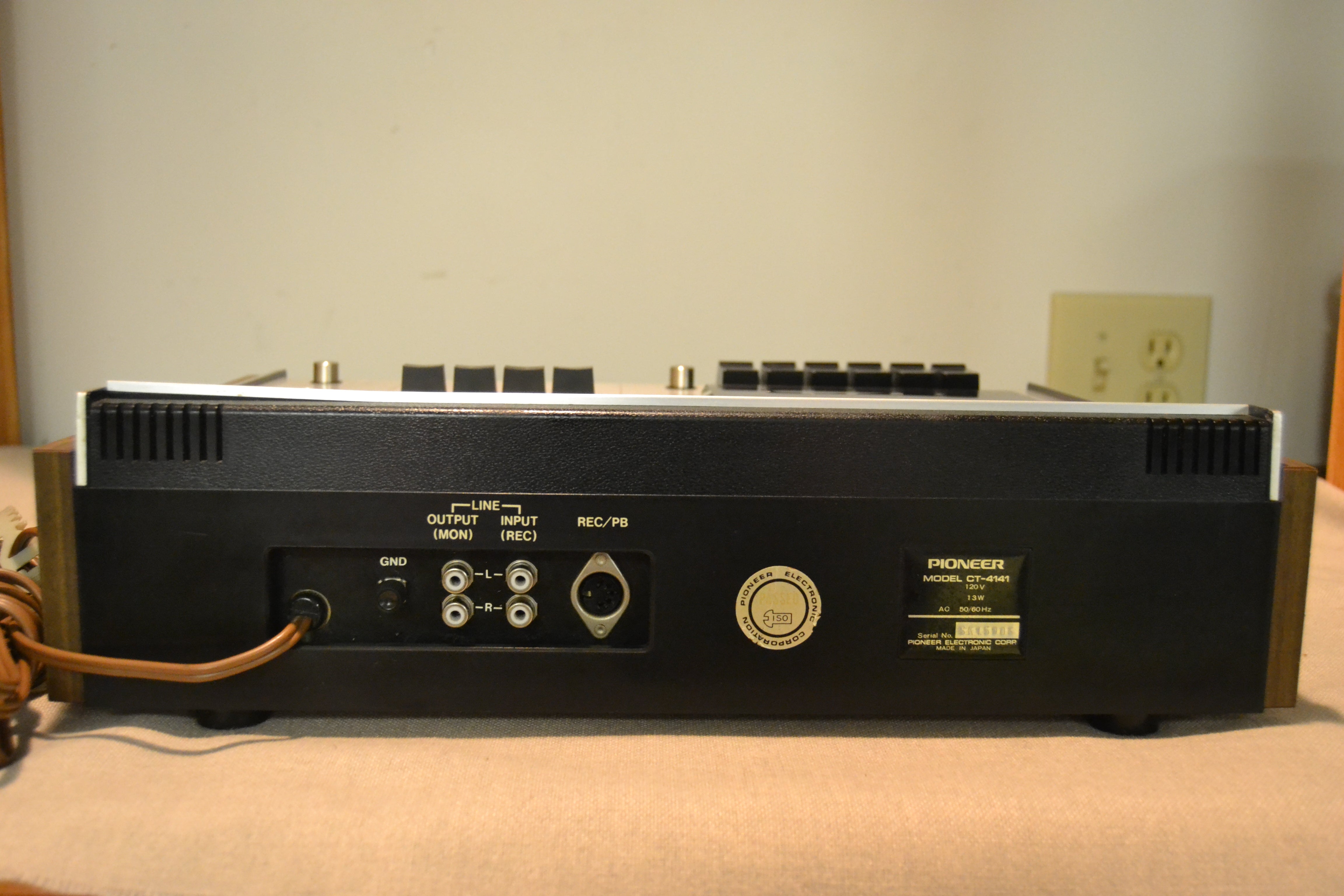Pioneer CT-4141 Stereo Cassette Tape Deck (1972-77) 8 Fully
