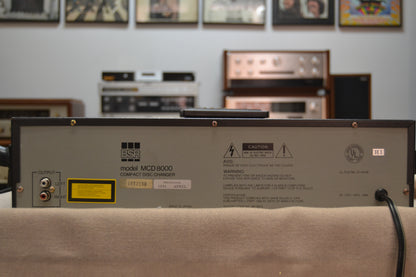 BSR MCD8000 CD Changer 6 Disc Cartridge * Remote Control