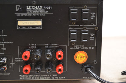 Luxman R-361 Stereo Receiver * 120W RMS * Fully Serviced