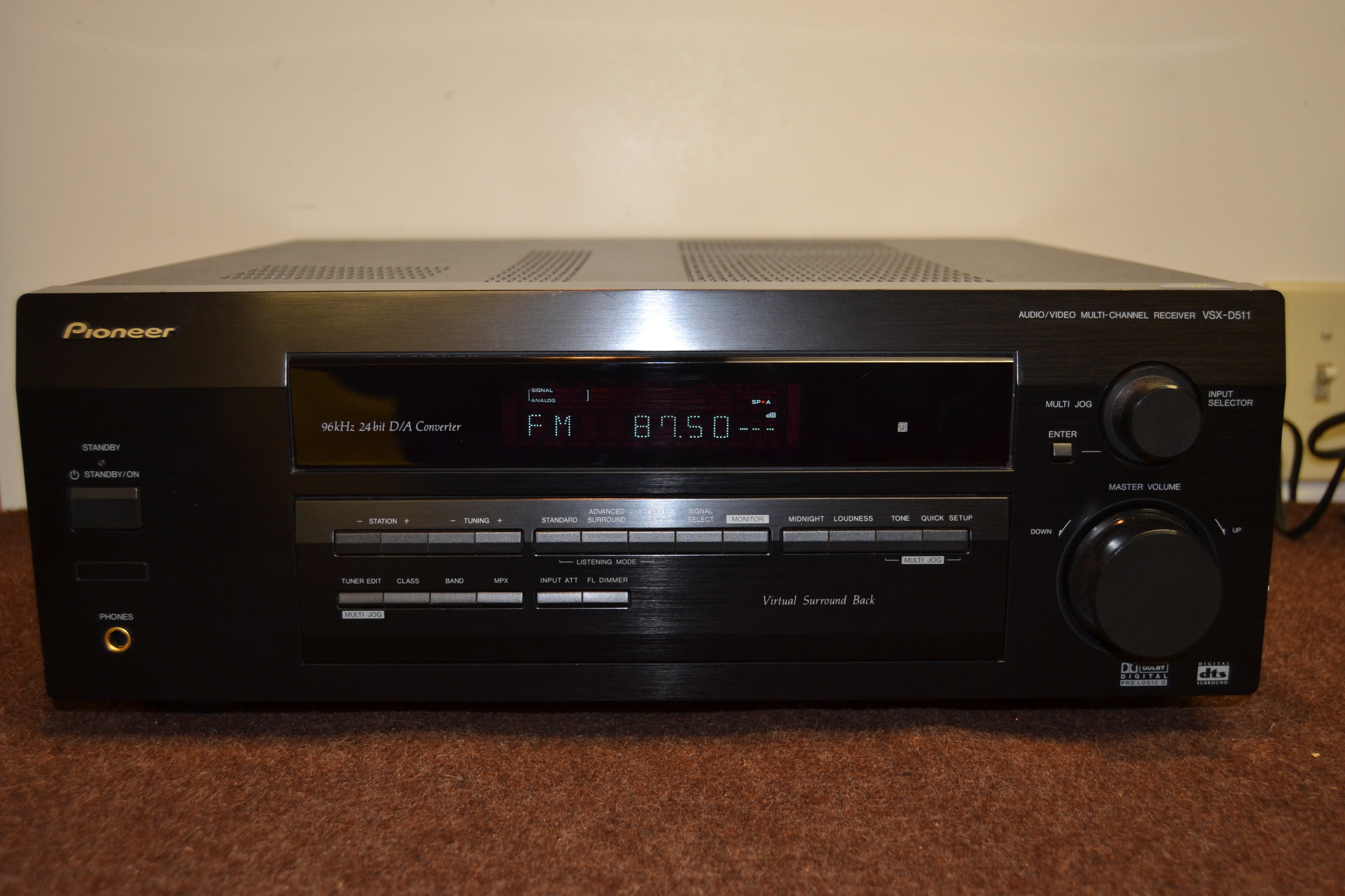 Pioneer VSX-D511 Stereo Receiver * Fully Serviced * 100W RMS *