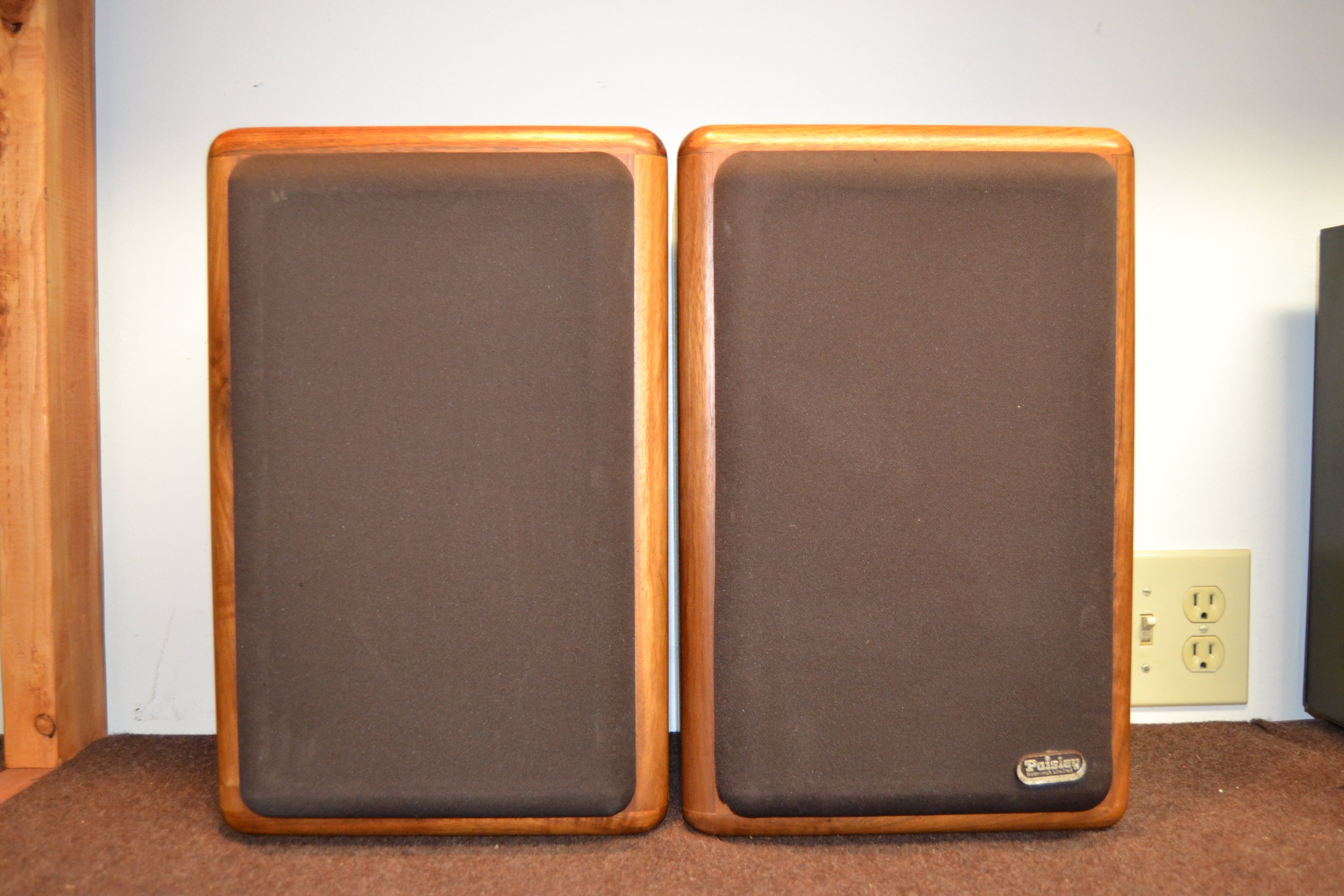 Paisley Research AE 1ax  Bookshelf Speakers * Fully Serviced